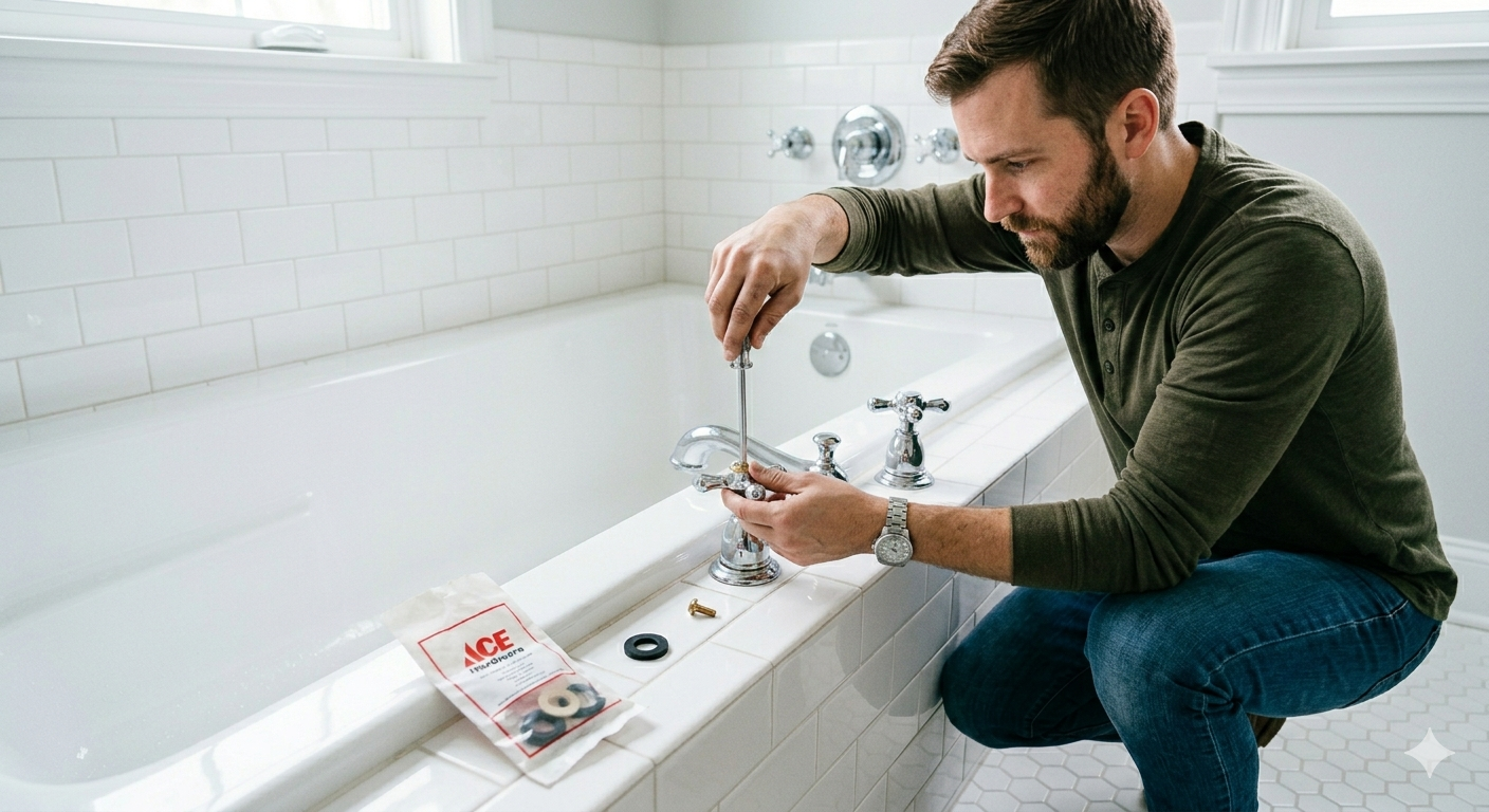 how to fix a leaky bathtub faucet