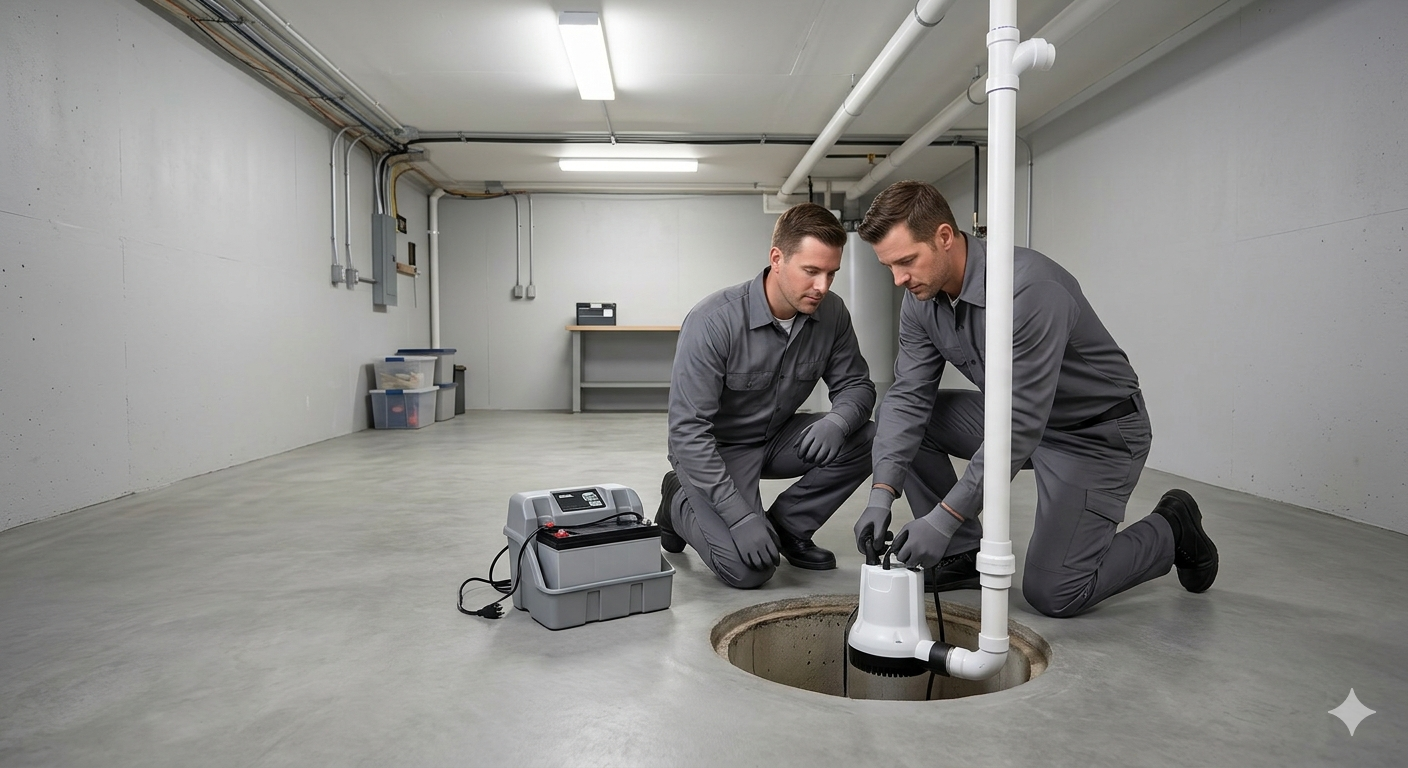 sump pump installation near me