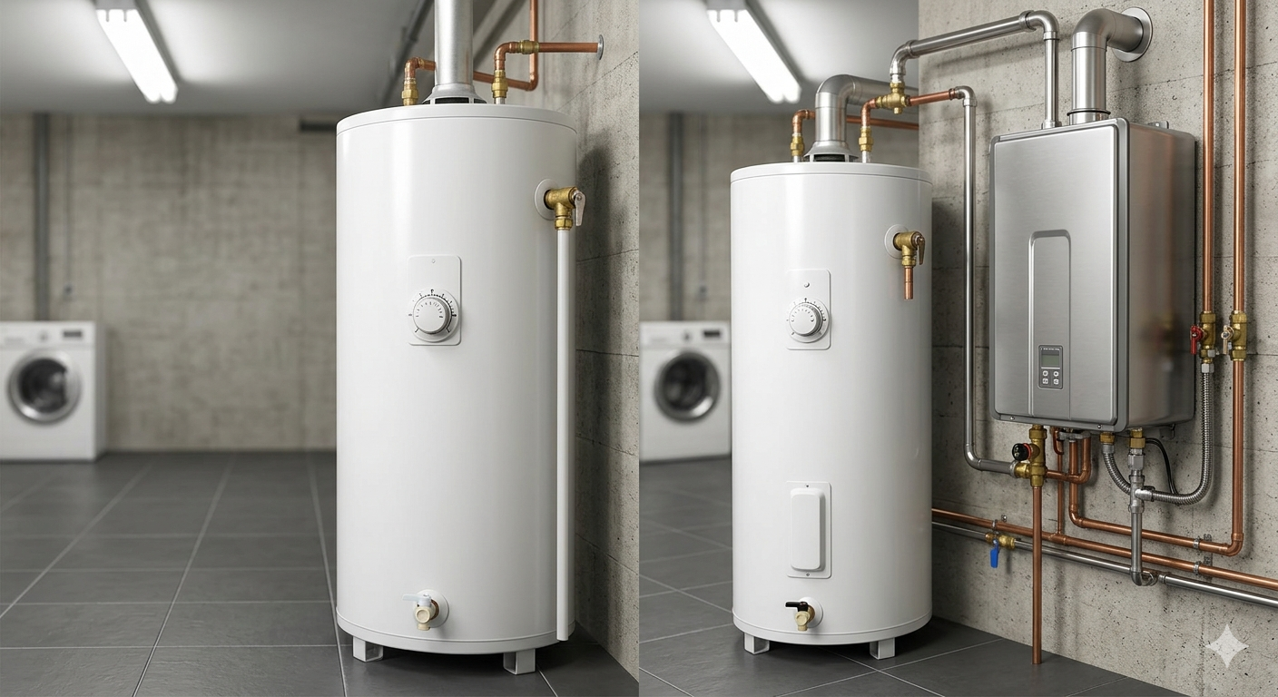 instant water heater vs tank
