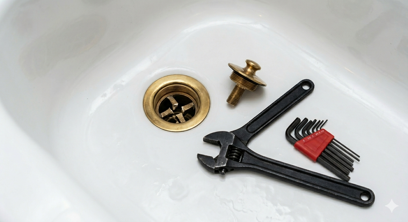 how to remove bathtub drain